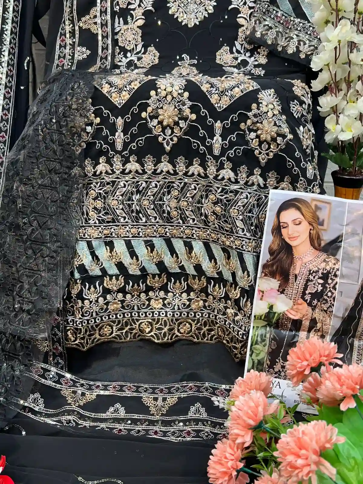Zaha Zoya Vol 2 Georgette Wholesale Pakistani Salwar Suit Catalog — Wholesale Salwar Suits, MPA wholesale from Surat — view 12